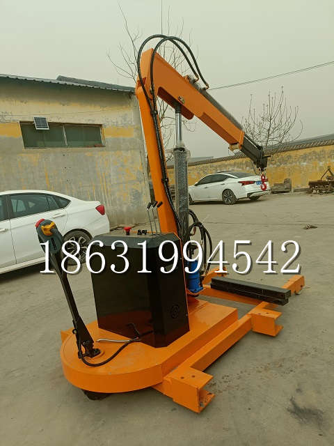 千山区自卸车厢随车吊 自制轮式四不像起重机 四驱平板吊 5吨 贵盛